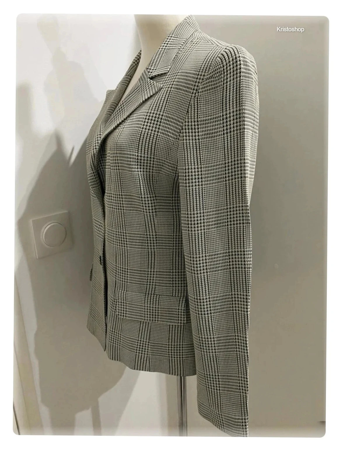 Vintage Blazer Electre jas grijs Maat S 90s – photo 2